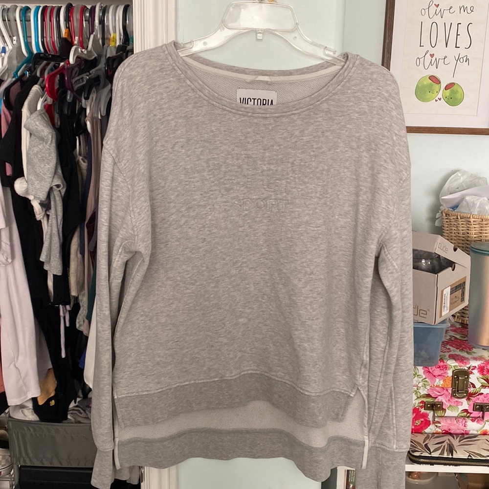Grey Victoria Sport Crewneck!!